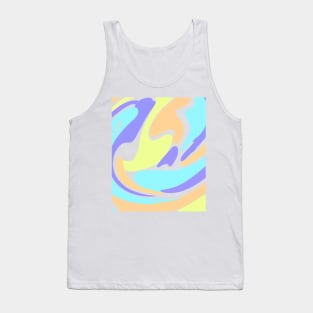 Colorful watercolor abstract texture art Tank Top